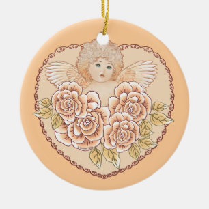 Ornamento de Casamento de Cherub Angel