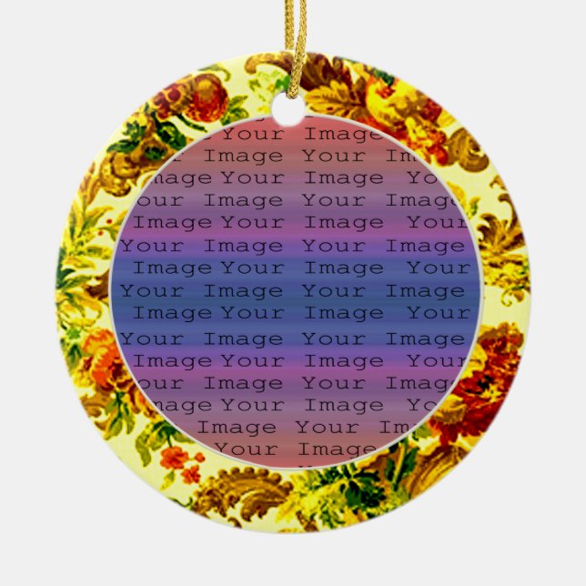 Ornamento de Casamento Springtime (Frente)