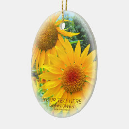 ORNAMENTO DE CERÂMICA ひまわり