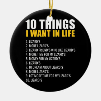 Ornamento De Cerâmica 10 Coisas Que Eu Quero Na Vida De Dragão Com Mama