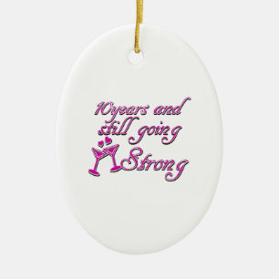 Ornamento De Cerâmica 10o aniversário de casamento