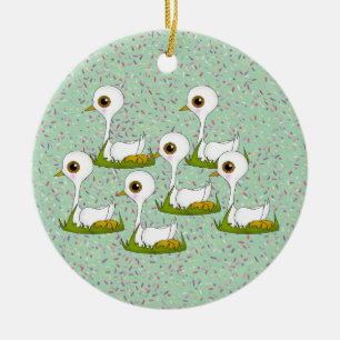 Ornamento De Cerâmica 12 dias de Natal
