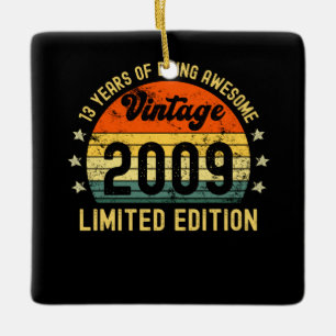 Ornamento De Cerâmica 13 edição limitada de presentes de aniversário de