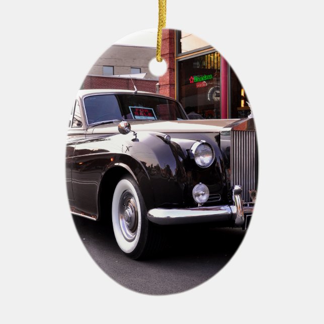 Ornamento De Cerâmica 1959 clássico Rolls Royce (Frente)