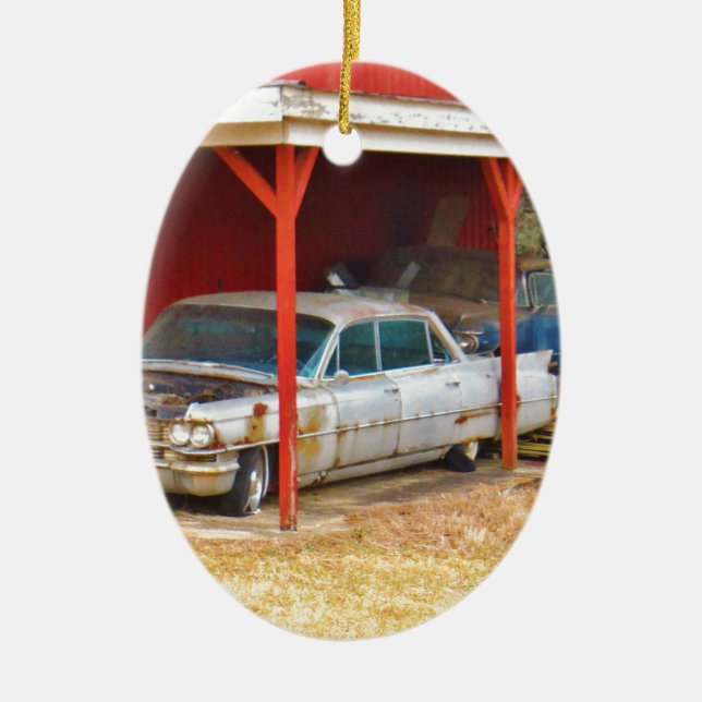 Ornamento De Cerâmica 1963 Silver Sadan deville (Frente)