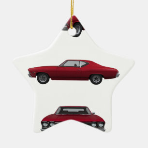 Ornamento De Cerâmica 1968 Chevelle SS: