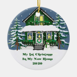 Ornamento De Cerâmica 2020 meu Natal Home novo