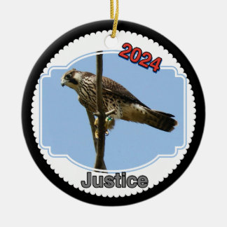 Ornamento De Cerâmica 2024 Cerâmica Circle Ornament Justice