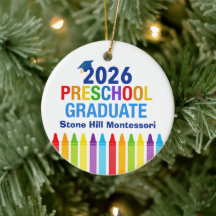 2026 Preschool Graduate Cute Custom Keepsake