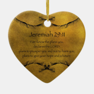 Ornamento De Cerâmica 29:11 de Jeremiah