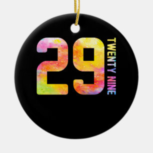 Ornamento De Cerâmica 29 anos Vinte e nove