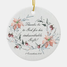 2 Corinthians 9:15 Obrigados para Deus, Natal