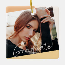 Ornamento De Cerâmica 2 Foto: Tendy Modern Natural Graduation Natal