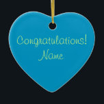 Ornamento De Cerâmica 2 LADOS / DIY ~ Ornament Heart / 3x2.8<br><div class="desc">SATISFAÇÃO GARANTIDA OU DINHEIRO DE VOLTA! Faça você mesmo e economize dinheiro. Alterar o fundo para qualquer cor na maioria dos designs. Você pode posicionar a arte em qualquer lugar. Adicione seu nome e/ou frase favorita. Dê como presente a você mesmo ou amado! Excelente para REVENDA. Quanto mais você pede,...</div>