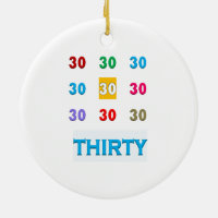 30os 30 trigésimos PRESENTES UNIQU do aniversário