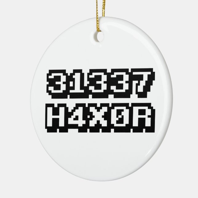ORNAMENTO DE CERÂMICA 31337 H4X0R (Esquerda)