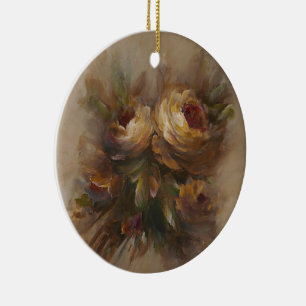 Ornamento De Cerâmica 315 Rosas 