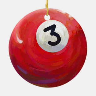 Ornamento De Cerâmica 3 Ball