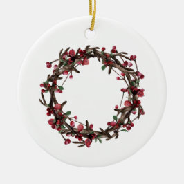 Ornamento De Cerâmica 4 Colagem de Fotos | Família de Cartões de natal p