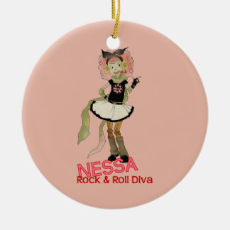 Ornamento De Cerâmica 4 monstro pequenos - Nessa