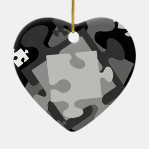 Ornamento De Cerâmica 4 peças de vidro