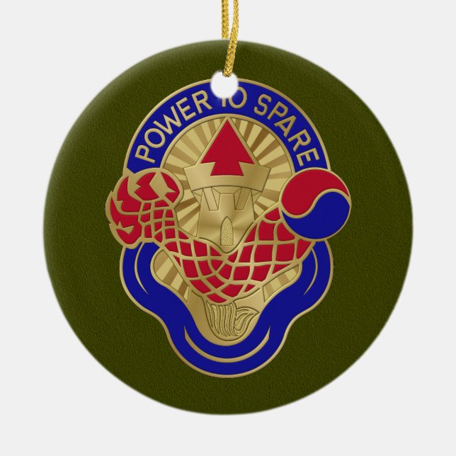 Ornamento De Cerâmica 59ª Ordnance Brigade Cerâmica Ornance Ornament (Frente)