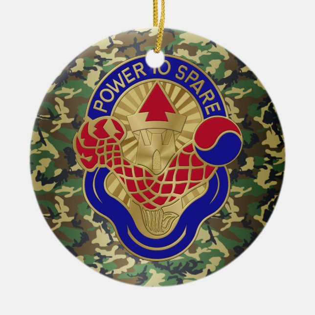 Ornamento De Cerâmica 59ª Ordnance Brigade Cerâmica Ornance Ornament (Frente)