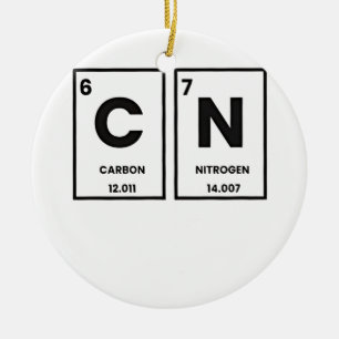 Ornamento De Cerâmica 67 Tabela Periódica Elemento Química Mason Meme 