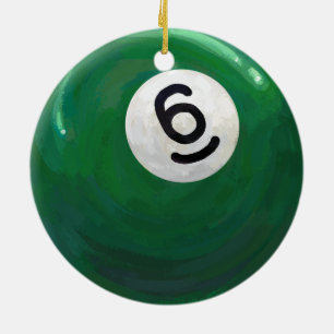 Ornamento De Cerâmica 6 Ball