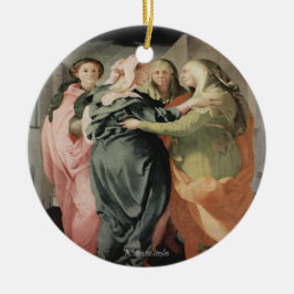 Ornamento De Cerâmica A Apresentação 1648 Escritura