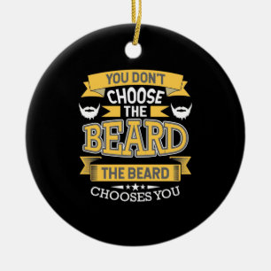 Ornamento De Cerâmica A barba escolhe você