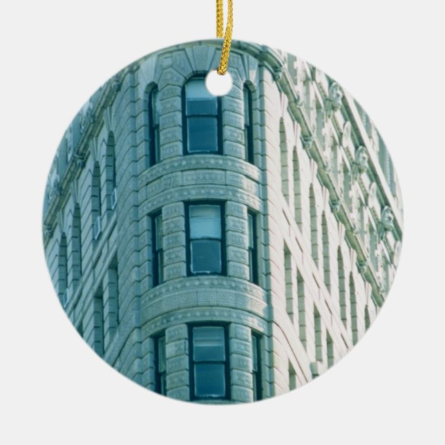 Ornamento De Cerâmica A construção de Flatiron (foto) 2 (Frente)