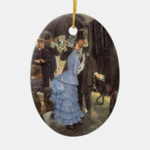 Ornamento De Cerâmica A Dama de Honra (também conhecido como A Viajante)