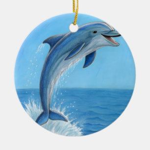 Ornamento De Cerâmica A Dança Silenciosa do Golfinho