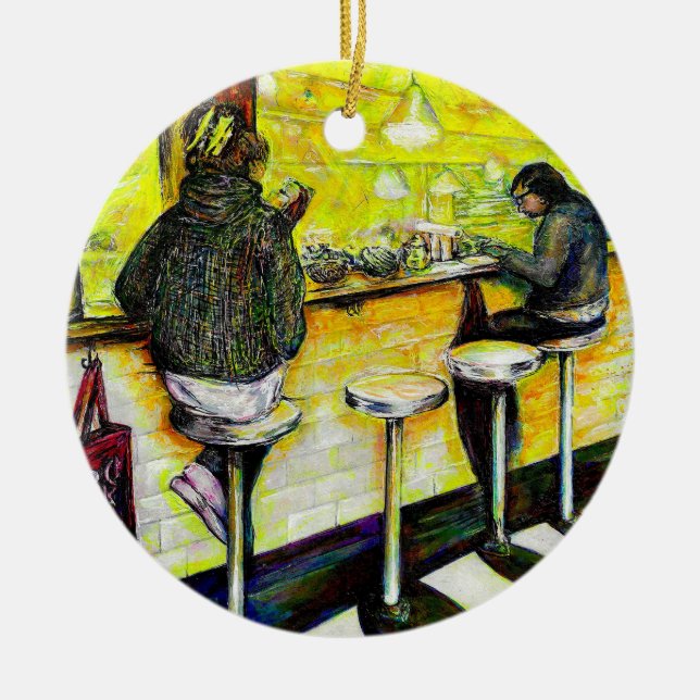 Ornamento De Cerâmica A Day Off from Crazy (Frente)