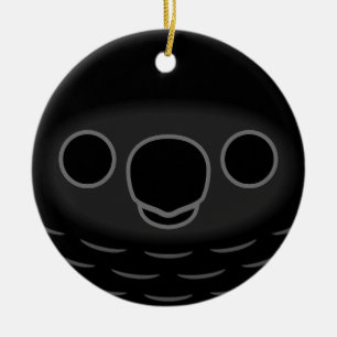 Ornamento De Cerâmica A face de um papagaio de Pesquet