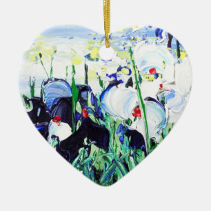 Ornamento De Cerâmica A glória do deus de espalhamento