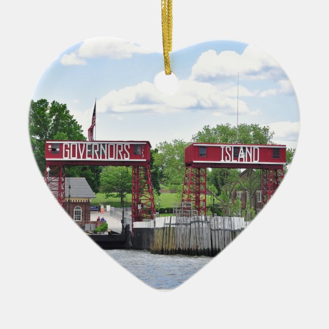 Ornamento De Cerâmica A ilha do governador (Frente)