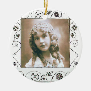 Ornamento De Cerâmica A MÁGICA RODA MODELO da FOTO, rubi vermelho