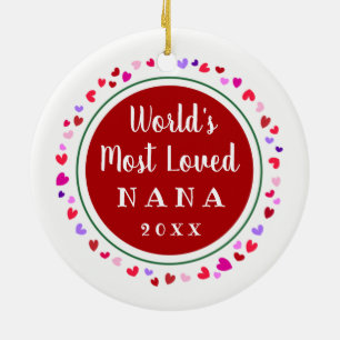 Ornamento De Cerâmica A maioria Mimi ou algum do Natal de presentes