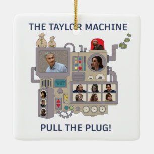 Ornamento De Cerâmica A Máquina de Taylor