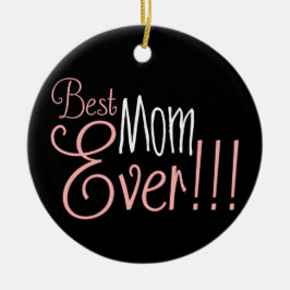 Ornamento De Cerâmica A melhor mãe de todos!!! Dia de as mães