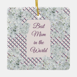 Ornamento De Cerâmica A melhor mãe do mundo