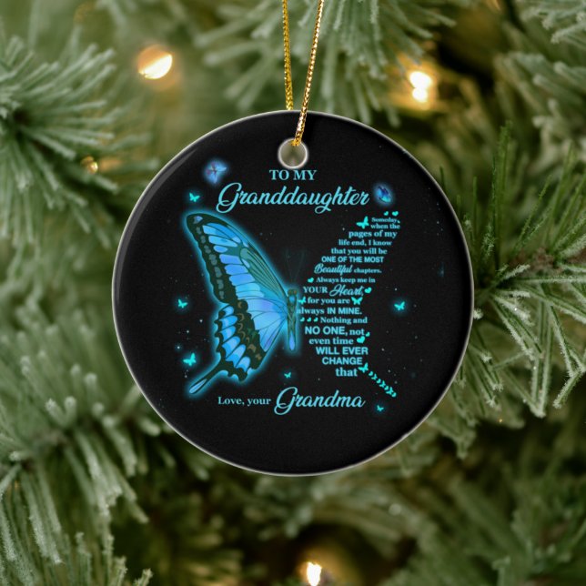 Ornamento De Cerâmica À minha neta (Árvore)