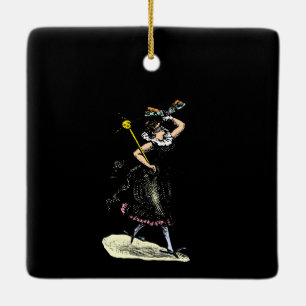 Ornamento De Cerâmica A mulher mágica maldita