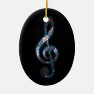 Ornamento De Cerâmica A música é universal