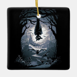 Ornamento De Cerâmica A Noite o Regozija