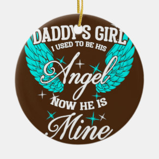 Ornamento De Cerâmica A pai que eu costumava ser o Anjo dele agora é meu