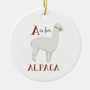 Ornamento De Cerâmica A Para Alpaca