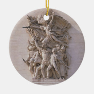 Ornamento De Cerâmica A partida dos voluntários em 1792 ou do março